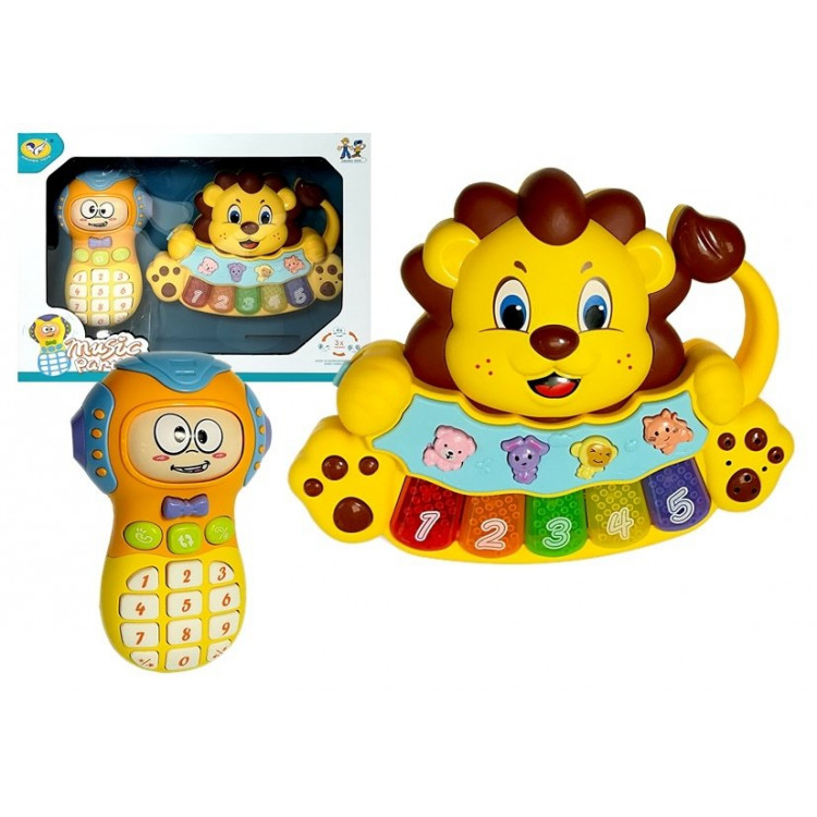 Interaktívny klavír s telefónom Lev